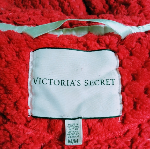 Victoria's Secret The Cozy Hooded Robe *M* w/GIFT - Picture 6 of 9